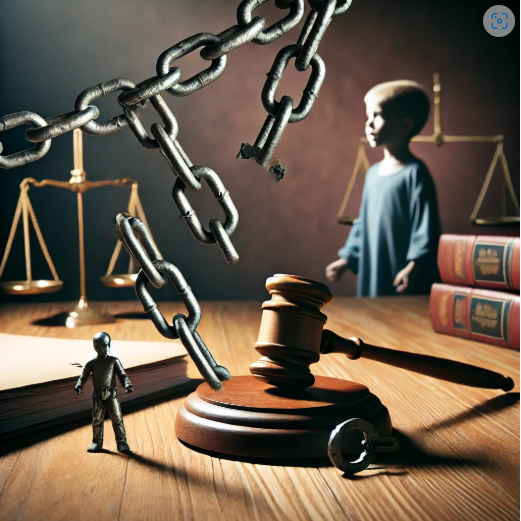 children chained in life by family courts across America